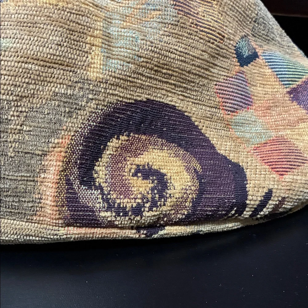 Multicolor Patterned vintage Women's shoulder carpet Bag